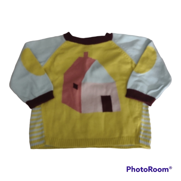 hildo & co Other - Boutique Baby Boys Sweater Block House sz 3-6 months